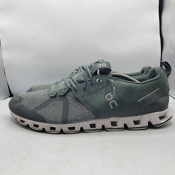 On Cloud Terry Olive Mens 14 Green Running Shoes Sneakers Athletic Comfort Walk main image 4